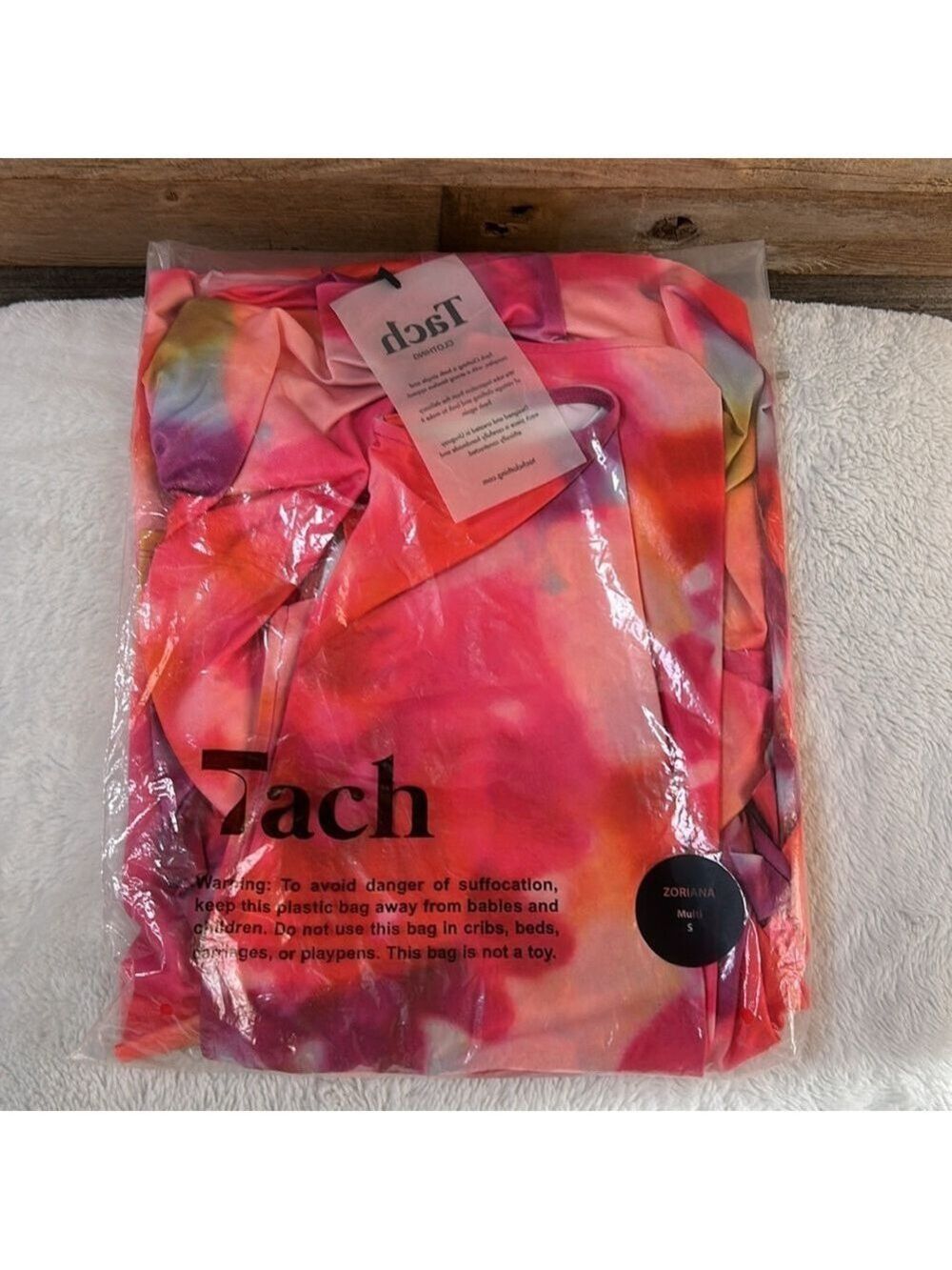 Tach Zoriana Multi Printed Dress NWT Size Small - Picture 5 of 7